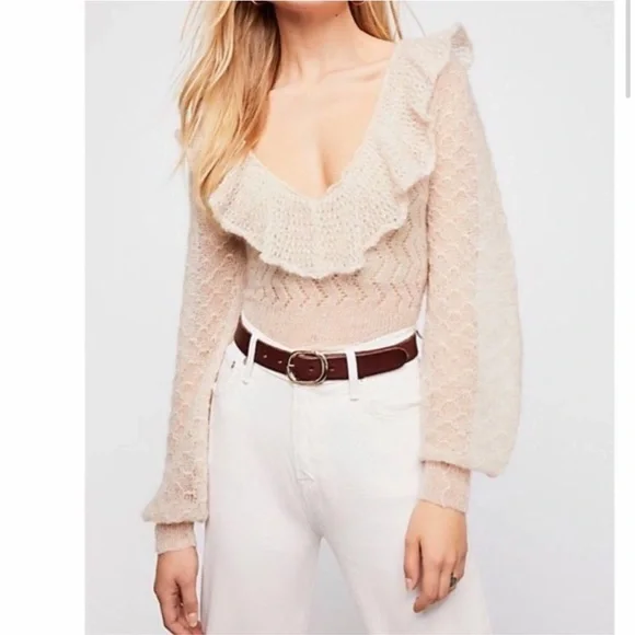 Free People Macaroon Lightweight Sweater - Picture 2 of 8